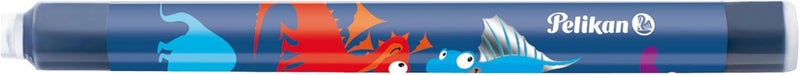 Pelikan خرطوشات حبر بيليكان 4001 جريفيكس بسعة كبيرة - أزرق ملكي، 10 عبوة - Image 2